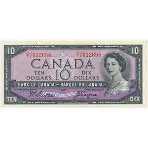 Kanada S.79a 1954 10 $ Beattie, Coyne vz C/T - Bild 1 von 3