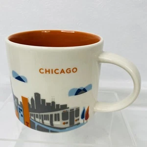 Taza de café Starbucks Chicago 2014 You Are Here YAH Ferris Wheel Train Landmarks - Imagen 1 de 9