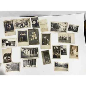 Antique Lot of 20 B&W Photographs 1930's Western Illinois Estate Find OOAK - Picture 1 of 12