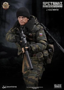 Figura de acción militar 1/6 DAMTOYS 78028 SPETSNAZ en Chechenia MVD VITYAZ - Imagen 1 de 16
