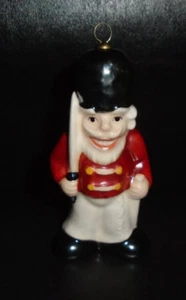 VINTAGE 1981 GOEBEL CERAMIC SOLDIER NUTCRACKER ORNAMENT - Picture 1 of 2