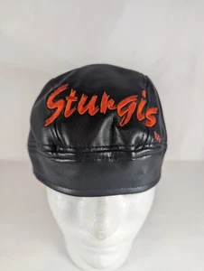 Sturgis Skull Headwrap Biker Doo Rag Do-rag Cap Embroidery VTG - Picture 1 of 8