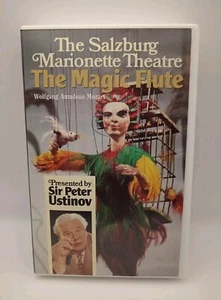 The Saulsburg Marionette Theater The Magic Flute Mozart Peter Ustinov Rare VHS - Picture 1 of 3