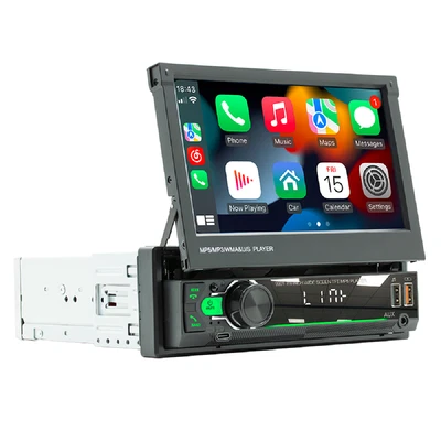 Wireless CarPlay Android Auto Car Radio FM USB Mirror Link 1Din Stereo Audio - Изображение 1 из 4