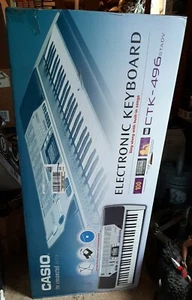 Brandneu FABRIKVERSIEGELT Casio CTK-496 STADV Adapter, Ständer, CD & 100 Melodie Songs - Bild 1 von 8