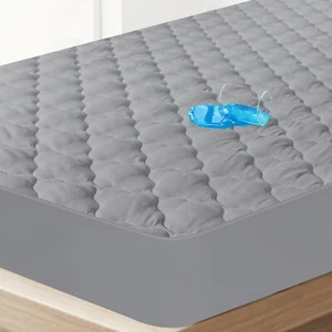 Waterproof Mattress Protector Soft Mattress Cover Pad Absorbent Topper Queen - Picture 1 of 7