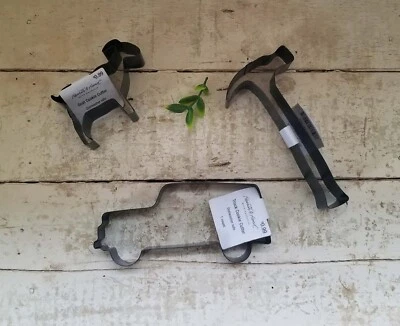 Hearth & Hand Magnolia Farm Shaped Cookie Cutters Set of 3 Goat Hammer Truck - Image 1 of 4