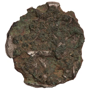 UNRESEARCHED CELTIC SILVER HALF UNIT COIN - Picture 1 of 2