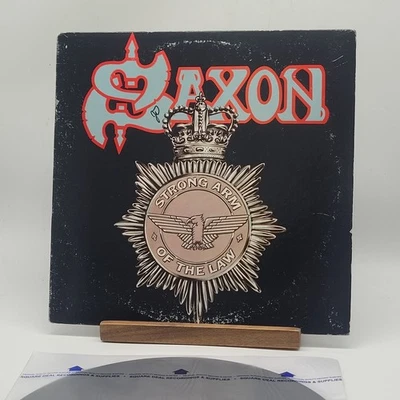 Saxon Strong Arm of the Law Hair Metal Record Album Vinyl - Image 1 of 4
