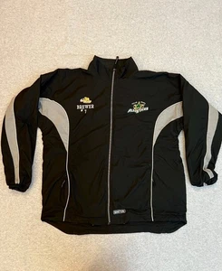 Easton Dallas Stars All Stars Jacket Brewer #7 Medium Black Gray Zip Windbreaker - Picture 1 of 16