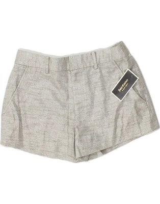 Pantalones Cortos Chinos JUICY COUTURE Mujer US 0 XS W24 Algodón Plateado AU14 Foto 1 de 3
