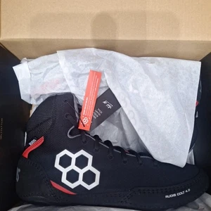New in Box Rudis Colt 4.0 Live Wire Wrestling Shoes Black & Red Men’s Size 9 - Picture 1 of 3