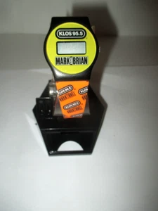 VTG KLOS 95.5 CLASSIC ROCK RADIO SO CALIF MARK AND BRIAN PROMO DIGITAL WATCH HTF - Picture 1 of 9