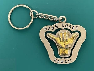 Vintage Hawaii "HANG LOSE" Souvenir Schlüsselanhänger Spinner zweifarbig - Bild 1 von 6