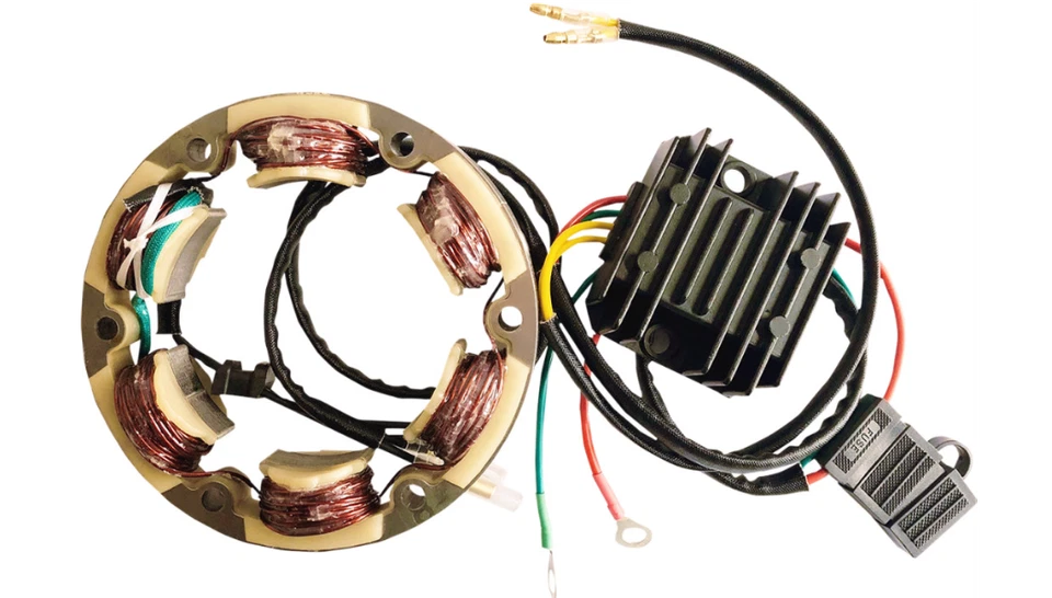 Kit de carga de alto rendimiento Ricks rectificador regulador estator Honda CB350 CB360 Foto 1 de 4