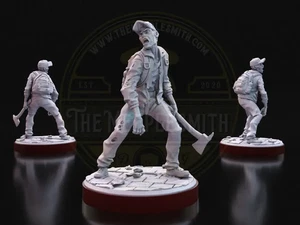 Axe Walker – Zombie Miniature - Picture 1 of 3