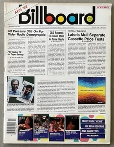 BILLBOARD Magazine VTG Issue - October 23, 1982 w/ AES ‘82 Coverage - Picture 1 of 12