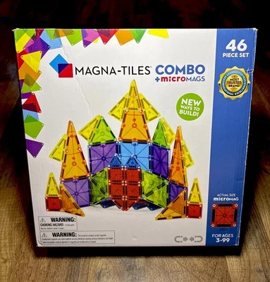 MAGNA-TILES Combo microMAGS 46 piezas caja abierta Foto 1 de 2