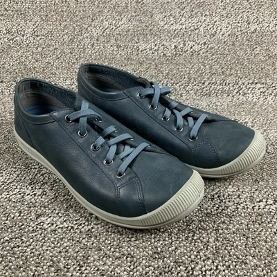 Keen Lorelai Sneakers Womens Size 10 Shoes Blue Leather Lace Up Casual Shoes - Image 1 of 4