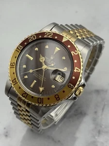 Rolex GMT Master - 16753 Rootbeer -Tiger Eye -Nipple Dial -£8500 On Collection - Picture 1 of 9