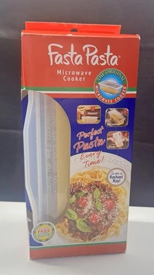 FASTA PASTA MICROWAVE COOKER & STRAINER  SEEN ON RACHEL RAY Perfect Pasta  New! - Image 1 of 4