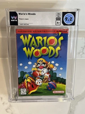 Wario's Woods - Nintendo NES - WATA GRADED 9.2 A+ - Image 1 of 4