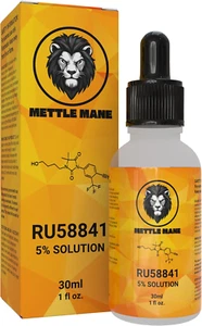 - RU58841 5% Solution (50Mg/Ml) - DHT Blocker Hair Serum - 30Ml Bottle - Picture 1 of 8
