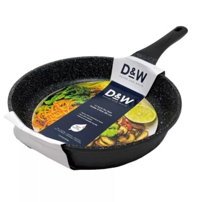 DEANE AND WHITE “D&W” D&W Frying Pan Nonstick Skillet 11 inch Deane & White Cookware 2 Inch Deep Black