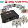 Nintendo 64 Konsole + 2 Controller + Super Mario und Zelda N64 Spiele