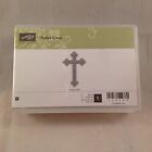 TREFOIL CROSS by Stampin Up Wood Mount New Church Religous