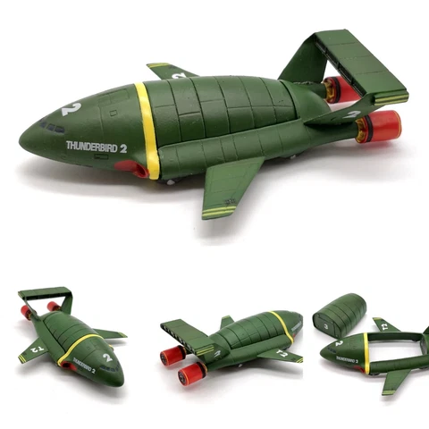 Konami THUNDERBIRDS 2 TB2 4" Plastic Mini Figure Model NO STAND Gerry Anderson Cover