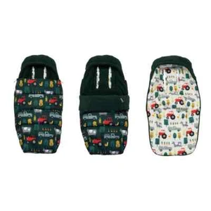 Cosatto Ultimate footmuff in Old Macdonald with head hugger for summer or winter - Picture 1 of 5