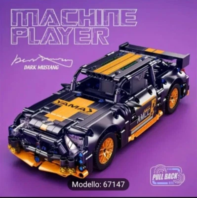 KIT MONTAGGIO FORD MUSTANG DARK Mechanical engineer  SCALA 1:18 - Immagine 1 di 4