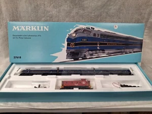 MARKLIN HO 37618 DIGITAL BALTIMORE & OHIO F7 ABB DIESEL ENGINE W/CABOOSE SET - Picture 1 of 11