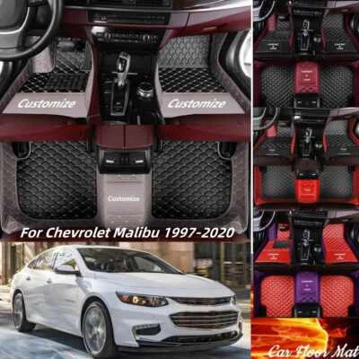 For Chevrolet Malibu 1997-2020 Car Floor Mats Waterproof Custom Carpets Auto Foto 1 de 4