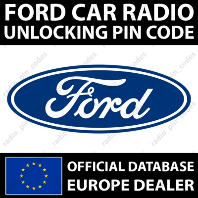 FORD RADIO PIN CODE C-MAX FIESTA FIESTA FOCUS FUSION KA MONDEO S-MAX TRANSIT - Bild 1 von 4