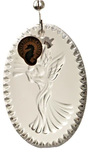 WATERFORD Crystal Angel 2011 Clear Christmas Ornament with Enhancer NIB - Picture 1 of 5