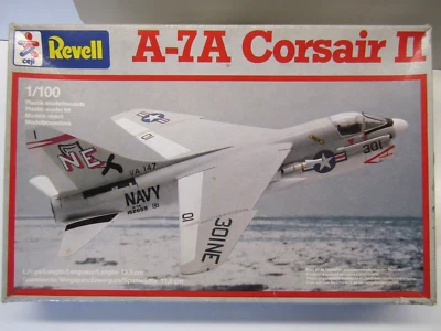 Revell 1:100 Scale USAF Vought A-7A Corsair Model Kit # 4013 - Image 1 of 4