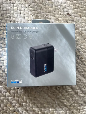 GoPro Supercharger International Dual-Port Charger Black PN #AWALC-002 / #M1623 - Image 1 of 2