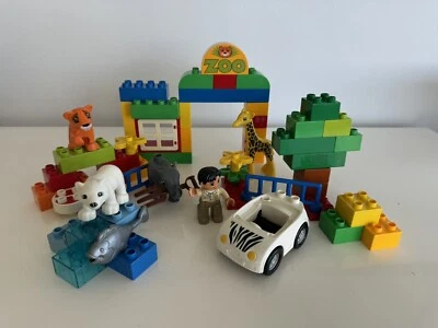 LEGO DUPLO: My First Zoo (6136) Jirafa Elefante Oso Polar Tigre Zoo Keeper Foto 1 de 4