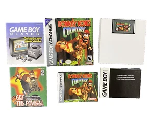 Donkey Kong Country (Nintendo Game Boy Advance 2003) COMPLETE w/ ALL Inserts CIB - Picture 1 of 12
