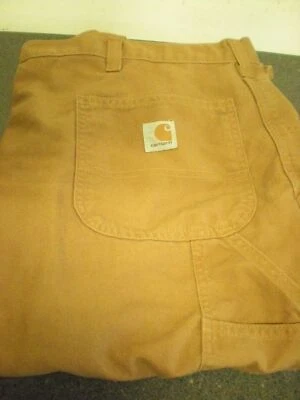 Carhartt 383-51 LIGHTWEIGHT CANVAS DUCK CARPENTER PANTS (PICK YOUR SIZE) A* - Image 1 of 2