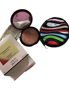 Guerlain X Pucci LE Terracotta Marmo Sun Bronzing Powder With Zippered Pouch New - Picture 1 of 4