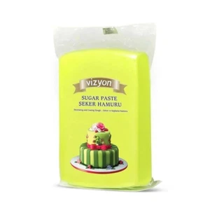 Vizyon Fondant Sugar Paste - Light Green 1kg - Picture 1 of 1