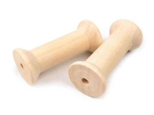 2 bobinas de madera 36x80 mm bobinas  - Imagen 1 de 2
