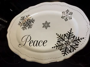 Cracker Barrel Season Of Glory "Pace" Piatto Tacchino 18 X 13,5 - Foto 1 di 10