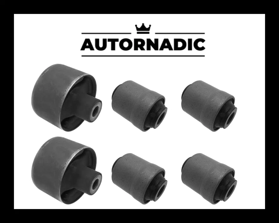 JUEGO DE 6 BUJES BRAZO DE CONTROL INFERIOR TRASERO PARA MITSUBISHI MIRAGE 1993-1996 Foto 1 de 2