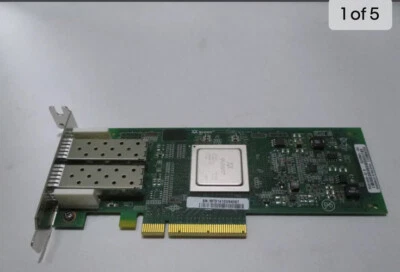 Q-Logic QLE2562 Dual Port Fibre Channel Host Bus Adapter PX2810403-82C - Image 1 of 4