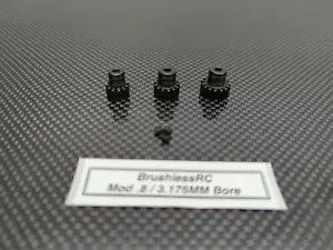 Juego de engranajes de piñón de acero Mod .8 1/8" 32P 3.175 mm 11T 13T 15T para pista de radiocontrol de 32 pasos - Imagen 1 de 2