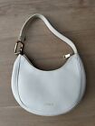 Furla White Leather Shoulder Handbag
